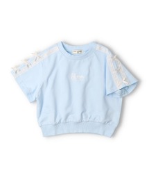 KIDS FOREST（キッズフォレスト）の「ミニ裏毛袖ラインＴシャツ（Tシャツ/カットソー）」