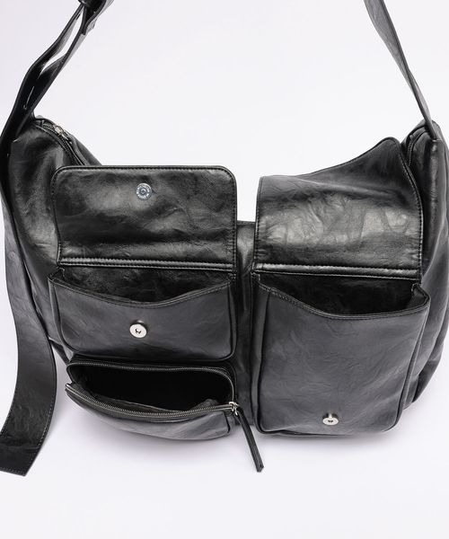 PAGEBOY（ページボーイ）の「ポケットショルダーバッグ（ショルダーバッグ・レディース・ブラック/グリーン系その他/グレー・FREE）」の12枚目の写真