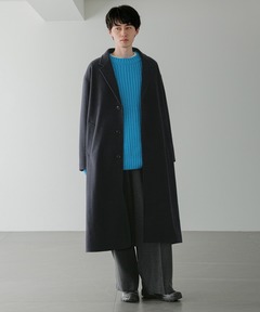ロングボアコート（ノーカラーコート）｜AKTE（アクテ）のファッション