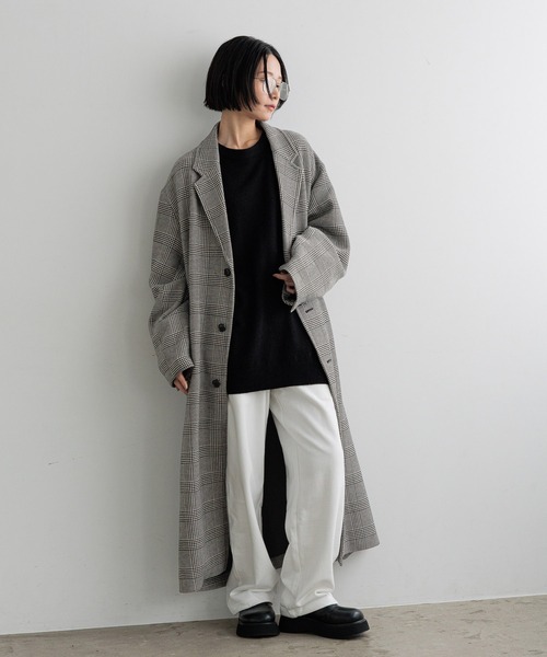 LOWRYS FARM(ローリーズファーム)の「【LFM(U)】ウールライクチェスターコート 494423(チェスターコート・メンズ・チャコールグレー/ネイビー/その他・MEDIUM/LARGE)」の3枚目の写真