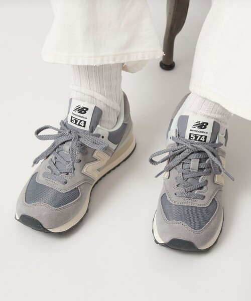 New Balance 574 シルバー スニーカー New Balance WL574PR2 SILVER（ニューバランス WL574PR2