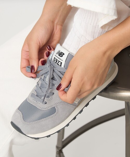 【新品未使用】New Balance ニューバランス　U574RE2 スニーカー ニューバランス New Balance NB U574 （CP2（LIGHT GRAY）） -靴