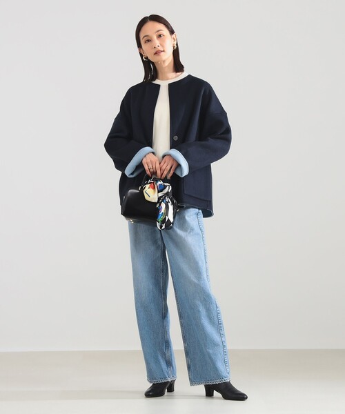 リバー ミドルコート（ノーカラーコート）｜Demi-Luxe BEAMS