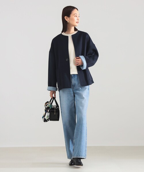 リバー ミドルコート（ノーカラーコート）｜Demi-Luxe BEAMS