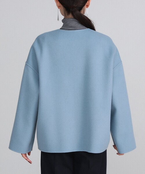 リバー ミドルコート（ノーカラーコート）｜Demi-Luxe BEAMS