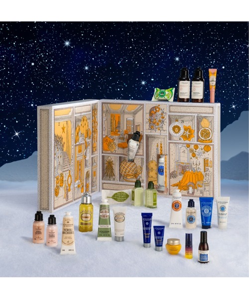 L'Occitane スキンケア 8点セット　アドベントカレンダー 数量限定】ロクシタン アドベントカレンダー2025 クリスマス