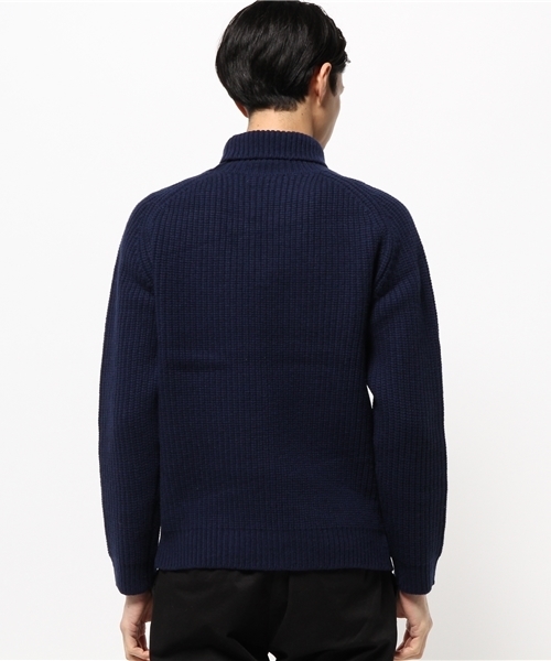 JOURNAL STANDARD(ジャーナルスタンダード)の「アゼタートルネックニット#(ニット/セーター・メンズ・ネイビー/ベージュ/アイボリー/グレー・MEDIUM/LARGE)」の17枚目の写真
