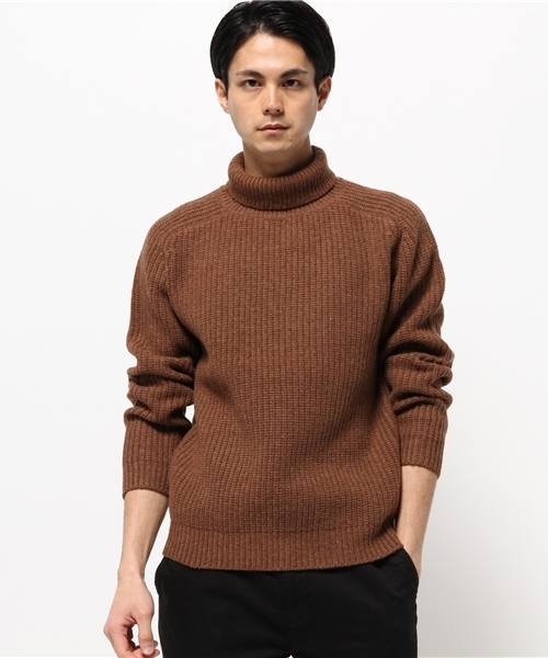 JOURNAL STANDARD(ジャーナルスタンダード)の「アゼタートルネックニット#(ニット/セーター・メンズ・ネイビー/ベージュ/アイボリー/グレー・MEDIUM/LARGE)」の15枚目の写真