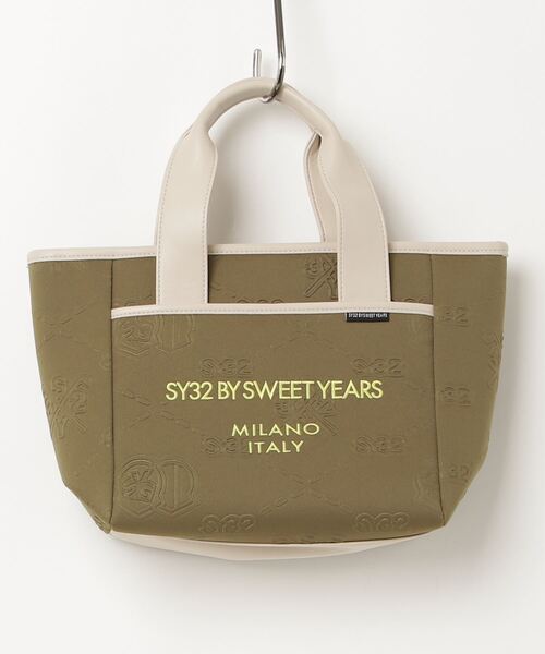 SY32 by SWEET YEARS(エスワイサーティトゥバイスィートイヤーズ)の「SY32 by SWEETYEARS /エスワイサーティトゥバイ スィートイヤーズ/BACK EMBOSS CART BAG(トートバッグ・メンズ・ブラック/カーキ/グレー・F)」の14枚目の写真