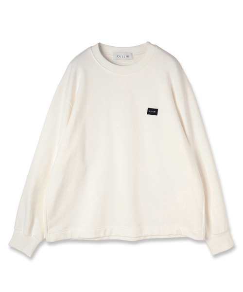 CULLNI(クルニ)の「French Terry Embroidery Patch Long Sleeve Pullover(スウェット・メンズ・ホワイト/ラベンダー/ブルー/ブラック・2/1/0)」の2枚目の写真