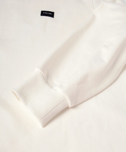 CULLNI(クルニ)の「French Terry Embroidery Patch Long Sleeve Pullover(スウェット・メンズ・ホワイト/ラベンダー/ブルー/ブラック・2/1/0)」の8枚目の写真