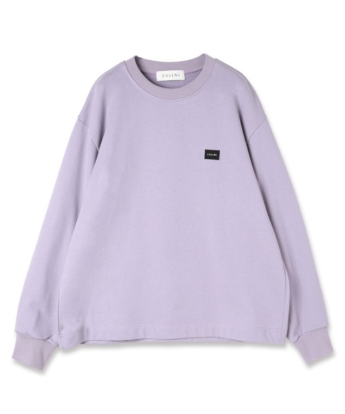 CULLNI(クルニ)の「French Terry Embroidery Patch Long Sleeve Pullover(スウェット・メンズ・ホワイト/ラベンダー/ブルー/ブラック・2/1/0)」の10枚目の写真