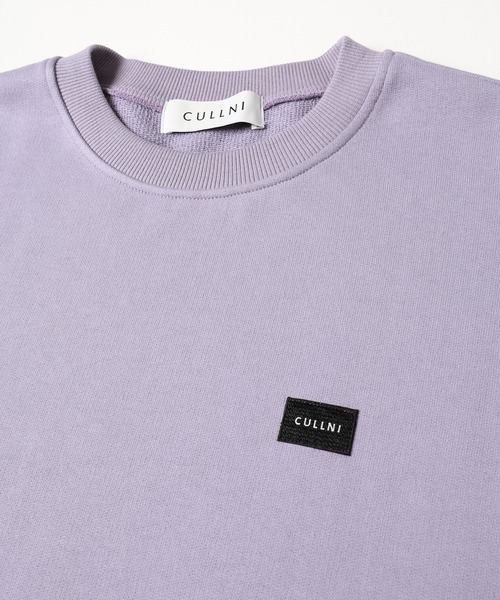 CULLNI(クルニ)の「French Terry Embroidery Patch Long Sleeve Pullover(スウェット・メンズ・ホワイト/ラベンダー/ブルー/ブラック・2/1/0)」の12枚目の写真