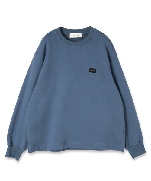 CULLNI(クルニ)の「French Terry Embroidery Patch Long Sleeve Pullover(スウェット・メンズ・ホワイト/ラベンダー/ブルー/ブラック・2/1/0)」の16枚目の写真