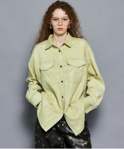 専用ページ　メゾンスペシャルReal Suede Oversized Shirt SALE】Real Suede Oversized Shirt