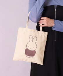 Miffy | (ACT)【ミッフィー】miffy 刺繍 キャンバス ミニ トートバッグ(トートバッグ)