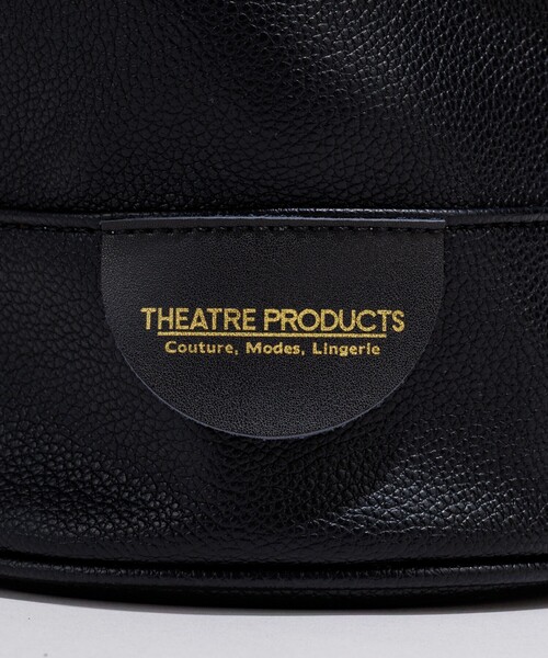 FREAK'S STORE（フリークスストア）の「THEATRE PRODUCTS × FREAK'S STORE/シアタープロダクツ 別注 レザレット ジャガードテープ 巾着バッグ　限定展開（ハンドバッグ・レディース・ブラック/ブラウン・ONE SIZE）」の9枚目の写真
