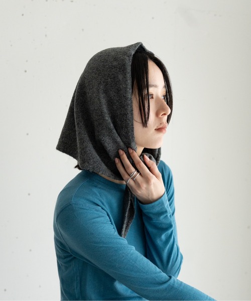 セール】トライアングル ニットストール（ストール/ショール）｜hwyl