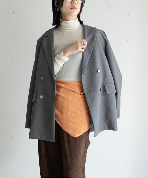 セール】トライアングル ニットストール（ストール/ショール）｜hwyl