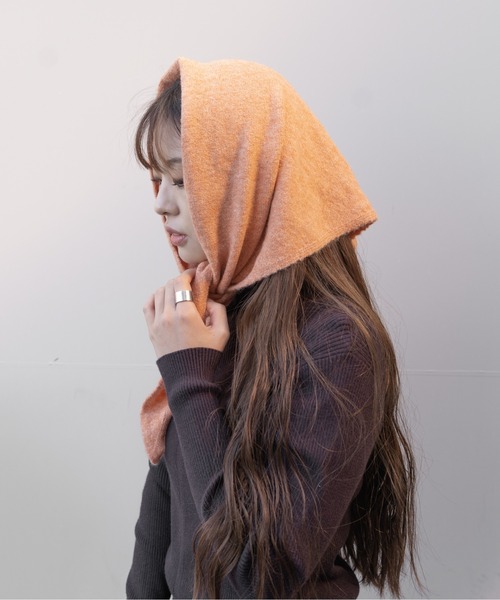 セール】トライアングル ニットストール（ストール/ショール）｜hwyl