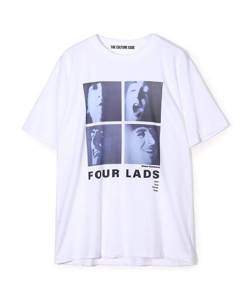 MEN'S BIGI(メンズビギ)の「【THE CULTURE CODE x Klaus Voormann x MEN'S BIGI / ザ・カルチャーコード x クラウス・フォアマン x メンズビギ】 別注プリントTシャツ<Four Lads>(Tシャツ/カットソー・メンズ・ホワイト/ブラック・02/03/04)」の17枚目の写真