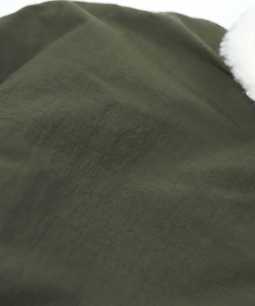 OMNIGOD（オムニゴッド）の「[OMNIGOD womens / オムニゴッド] ナイロンリップ デッキコート（ダウンジャケット/コート・レディース・レッド/オリーブ・FREE）」の15枚目の写真