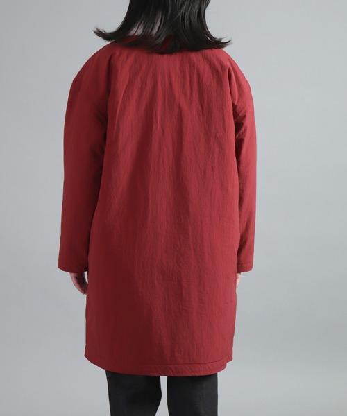 OMNIGOD（オムニゴッド）の「[OMNIGOD womens / オムニゴッド] ナイロンリップ デッキコート（ダウンジャケット/コート・レディース・レッド/オリーブ・FREE）」の17枚目の写真