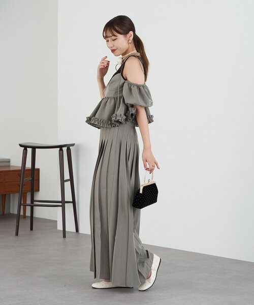 CIAOPANIC(チャオパニック)の「【Lumé/ルメ】ベロアスタッズがま口バッグ(トートバッグ・レディース・ボルドー/ブラック・FREE)」の22枚目の写真