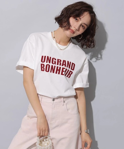 フロッキーロゴTシャツアルページュストーリー ヴィンテージフロッキーロゴTシャツ | Tシャツ・カットソー