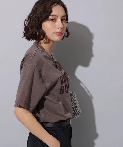 ヴィンテージフロッキーロゴTシャツ（Tシャツ/カットソー