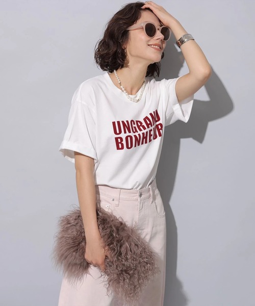 フロッキーロゴTシャツアルページュストーリー ヴィンテージフロッキーロゴTシャツ（Tシャツ/カットソー