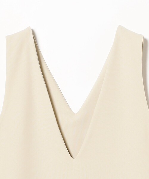 Demi-Luxe BEAMS（デミルクス ビームス）の「【12/4値下げ】2WAY Vネックワンピース（ワンピース・レディース・ホワイト系その他5/ベージュ・36/38）」の10枚目の写真