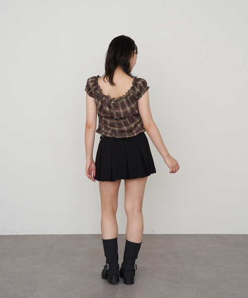 RAY CASSIN(レイカズン)の「コンパクトヘンリーブラウス(シャツ/ブラウス・レディース・ブラック系その他2/アイボリー/チャコールグレー/ブラウン系その他2・FREE)」の10枚目の写真