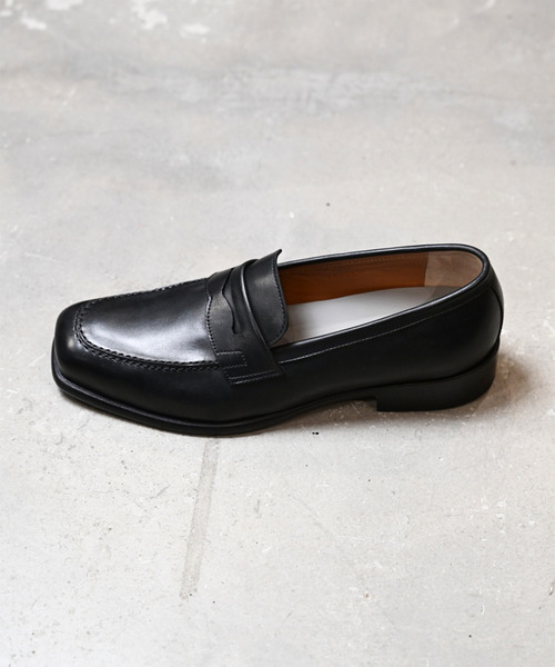 EARLE（アール）の「EARLE アール / The second pair of loafers キップレザーローファー / ER5140（ローファー・メンズ・ブラック×ホワイト/ブラック・42/40/41/43）」の8枚目の写真
