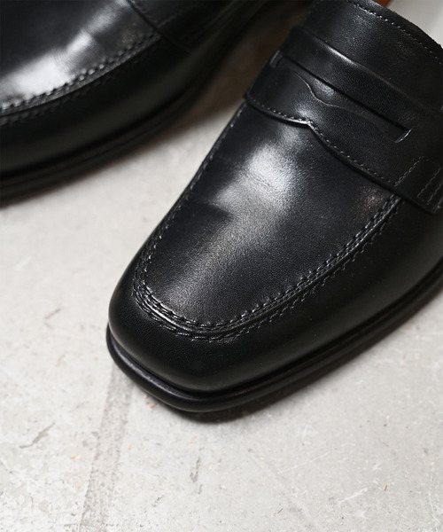 EARLE（アール）の「EARLE アール / The second pair of loafers キップレザーローファー / ER5140（ローファー・メンズ・ブラック×ホワイト/ブラック・42/40/41/43）」の9枚目の写真