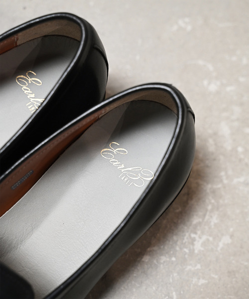 EARLE（アール）の「EARLE アール / The second pair of loafers キップレザーローファー / ER5140（ローファー・メンズ・ブラック×ホワイト/ブラック・42/40/41/43）」の10枚目の写真