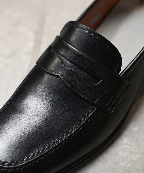 EARLE（アール）の「EARLE アール / The second pair of loafers キップレザーローファー / ER5140（ローファー・メンズ・ブラック×ホワイト/ブラック・42/40/41/43）」の14枚目の写真