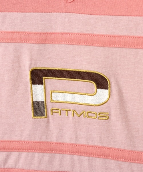 atmos pink(アトモスピンク)の「atmos pink Rugger Polo Shirt / アトモス ピンク ラガー ポロシャツ(ポロシャツ・レディース・ブラック/ピンク・FREE)」の7枚目の写真