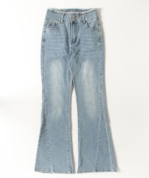 TITTY&CO.(ティティーアンドコー)の「バックリボンフレアデニム(デニムパンツ・レディース・ブルー・SMALL/MEDIUM)」の13枚目の写真