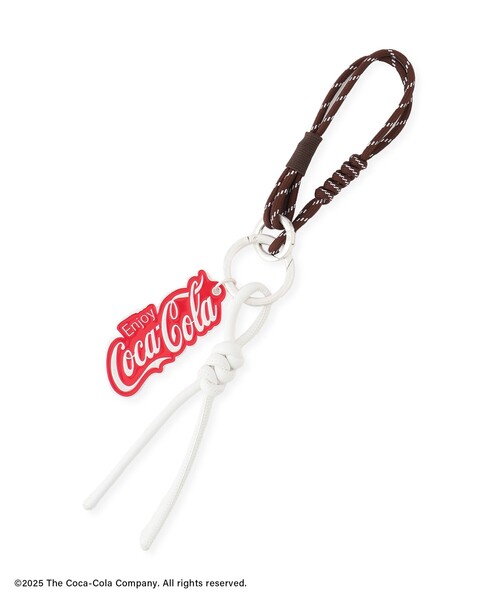 Coca-Cola キーホルダー チャーム コカ・コーラ ラブブキーホルダー バッグチャーム ゴールドチェーン