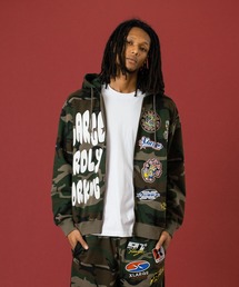XLARGE(GNXg[W)MULTI LOGO ZIP UP HOODED SWEATSHIRT(p[J[)