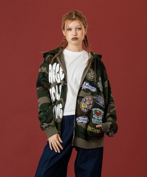 XLARGE（エクストララージ）の「MULTI LOGO ZIP UP HOODED