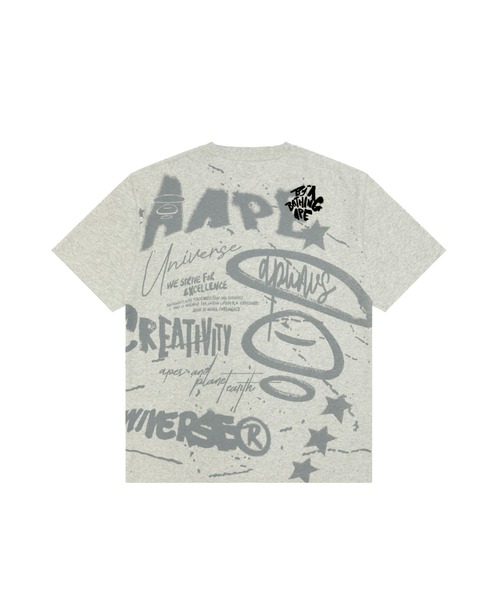 AAPE BY A BATHING APE(エーエイプバイアベイシングエイプ)の「AAPE THEME MAIN TEE(Tシャツ/カットソー・メンズ・オフホワイト・X-LARGE/SMALL/MEDIUM/LARGE/XX-LARGE)」の2枚目の写真