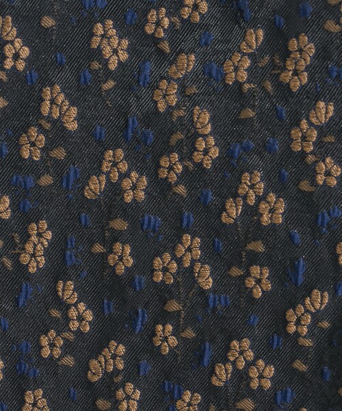 セール】クロッケフラワージャガード 2way ミニフレアワンピース /花柄