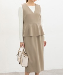 Honeys | 【イージーケア】ドッキング風ジャンスカ(ジャンパースカート)