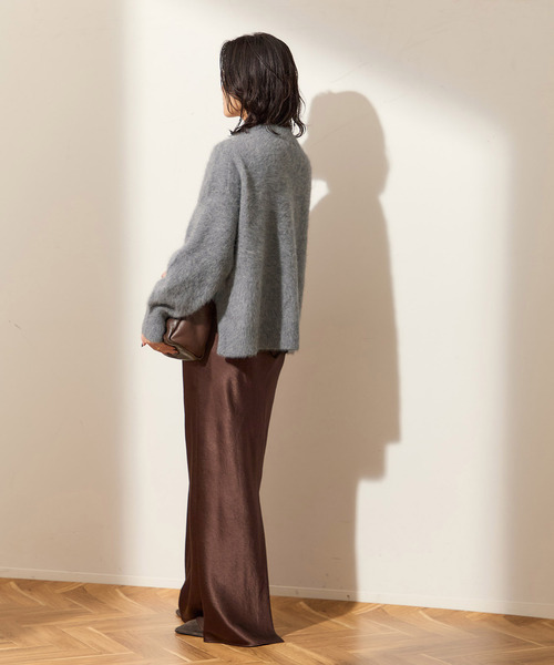 journal standard L'essage(ジャーナルスタンダードレサージュ)の「《追加》FOX CASHMERE Vネックカーディガン(カーディガン/ボレロ・レディース・オリーブ/ネイビー/ベージュ/チャコールグレー・FREE)」の6枚目の写真