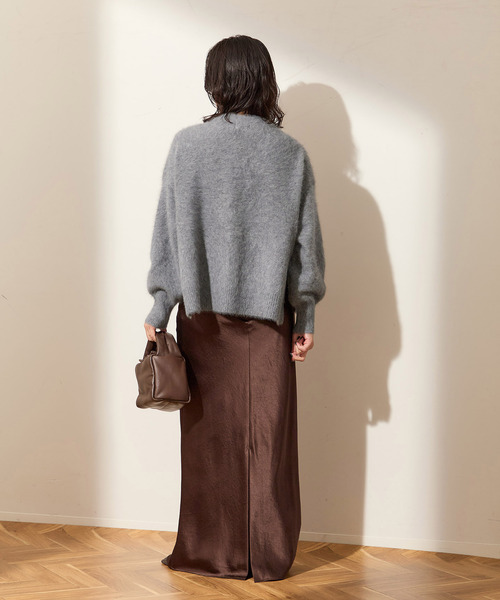 追加》FOX CASHMERE Vネックカーディガン（カーディガン/ボレロ