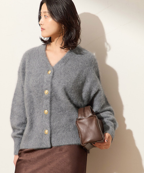 journal standard L'essage(ジャーナルスタンダードレサージュ)の「《追加》FOX CASHMERE Vネックカーディガン(カーディガン/ボレロ・レディース・オリーブ/ネイビー/ベージュ/チャコールグレー・FREE)」の10枚目の写真