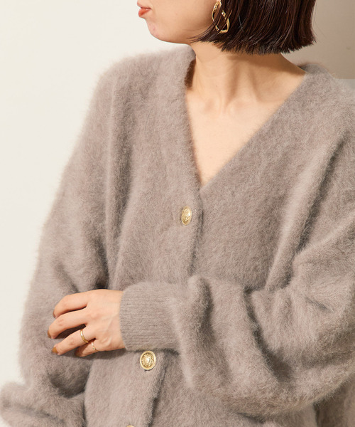 journal standard L'essage(ジャーナルスタンダードレサージュ)の「《追加》FOX CASHMERE Vネックカーディガン(カーディガン/ボレロ・レディース・オリーブ/ネイビー/ベージュ/チャコールグレー・FREE)」の16枚目の写真