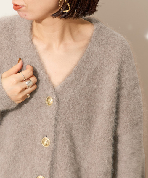 journal standard L'essage(ジャーナルスタンダードレサージュ)の「《追加》FOX CASHMERE Vネックカーディガン(カーディガン/ボレロ・レディース・オリーブ/ネイビー/ベージュ/チャコールグレー・FREE)」の18枚目の写真